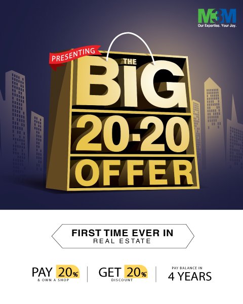 m3m big 20-20 offer and scheme